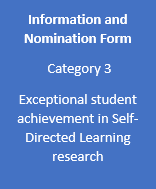 Information and Nomination Form  Category 3 