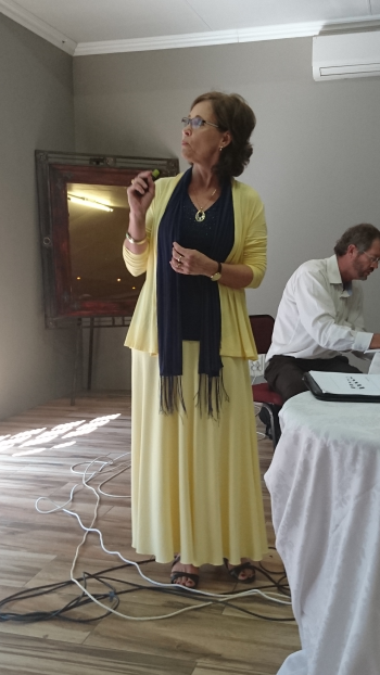 Prof Elsa Mentz giving insight towards the strategic planning of a niche