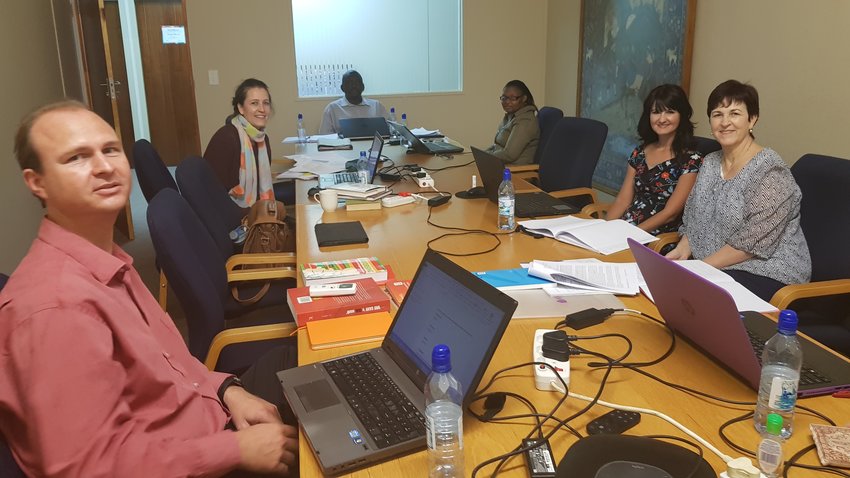 The research group of Prof Jako Olivier’s NRF project had a very successful writing session - 2018