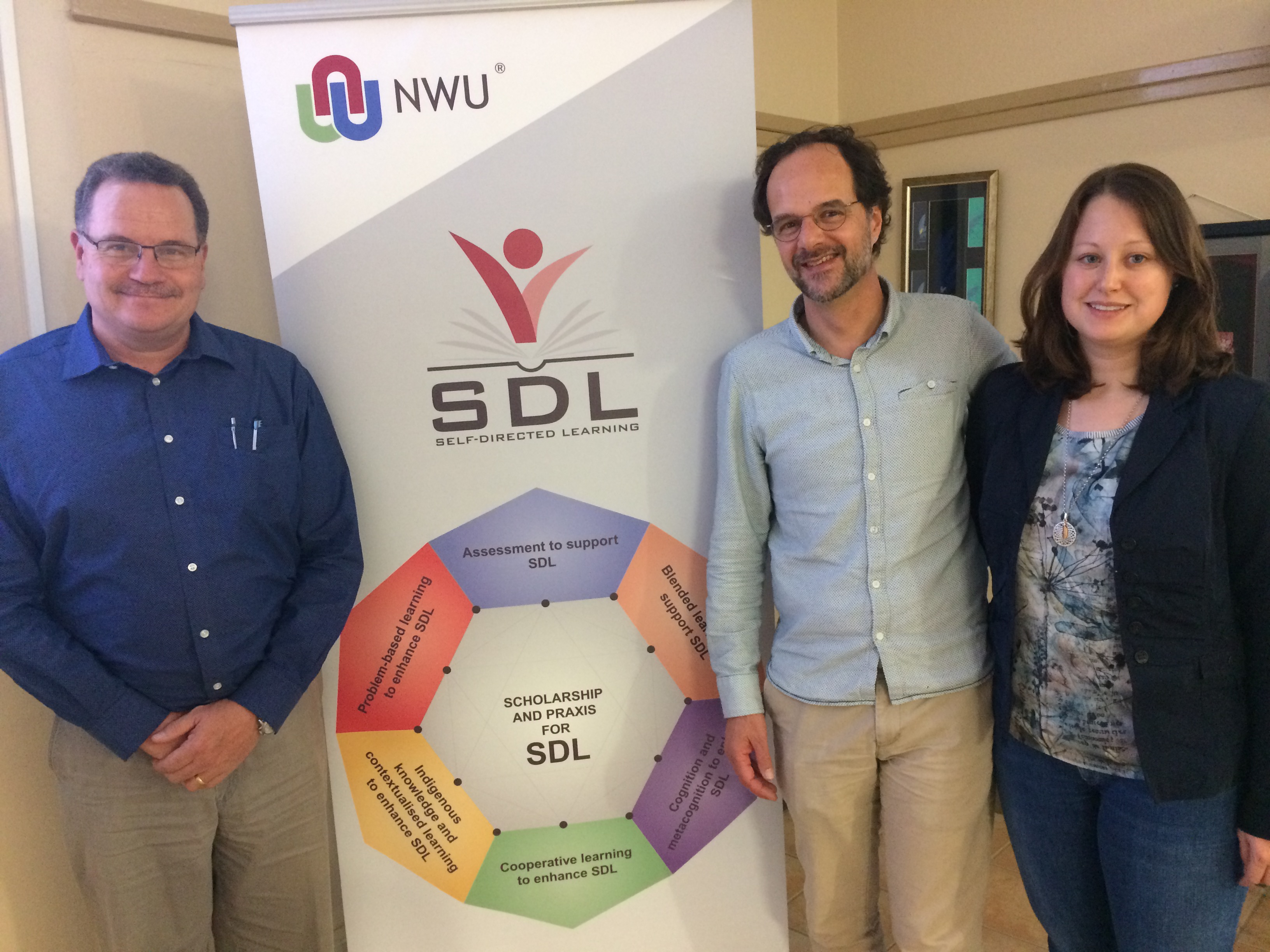 Profs Christo van der Westhuizen, Per Bergamin (SDUAS) and Nicole Kalbermatter (SDUAS) - 2017